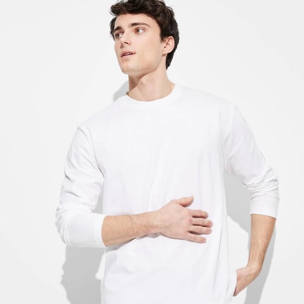 Men's Long Sleeve T-Shirt - Original Use™ White M